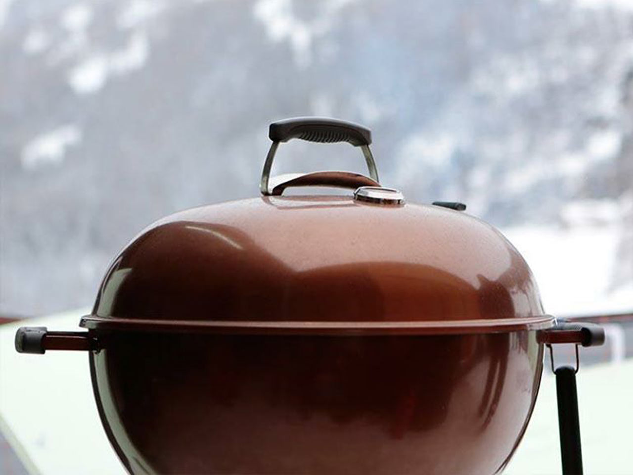 pulizia parte esterna del barbecue